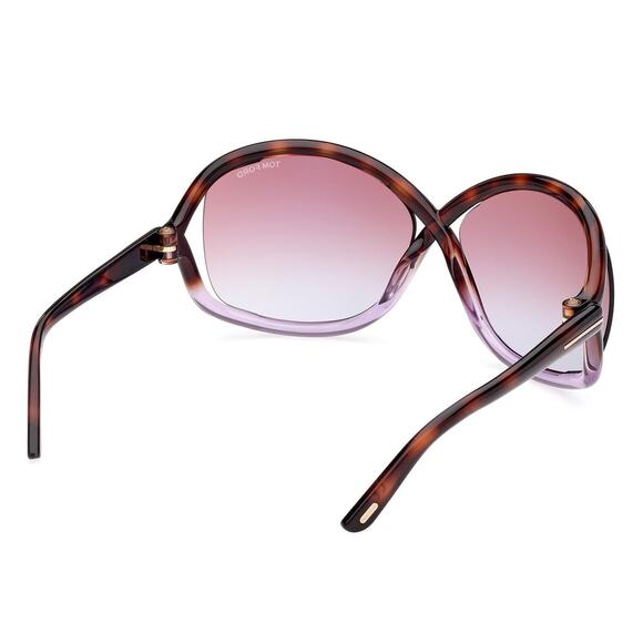 💎✨NEW WITH  TAG✨💎TOM FORD BETTINA Sunglasses Havana Violet Frame Gradien… - Picture 2 of 7
